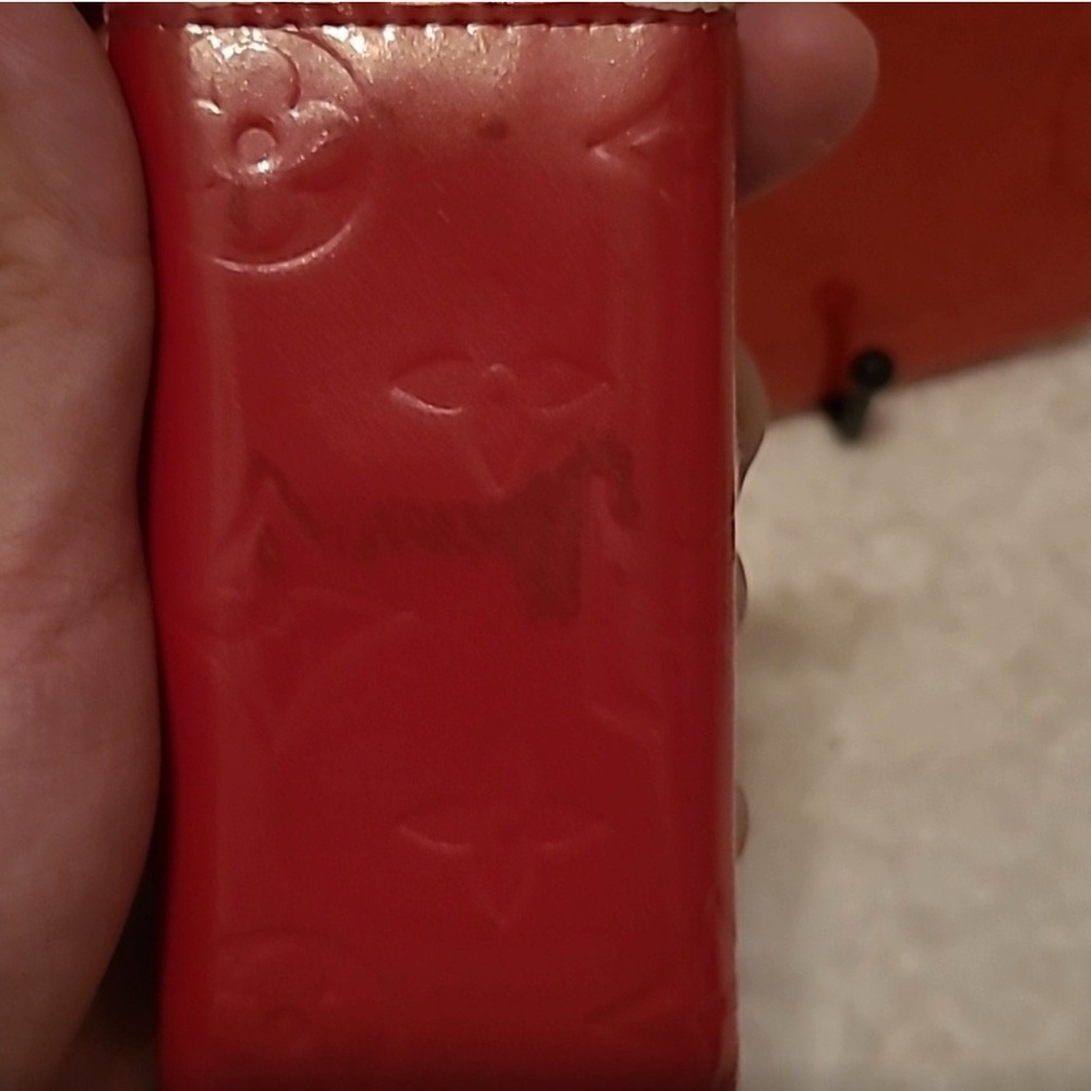 Louis Vuitton Red Vernis Alma PM Bag - Picture 8 of 10